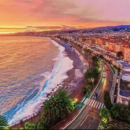 Daire Colors A Cote De La Plage, De La Promenade Des Et De La Gare Nice